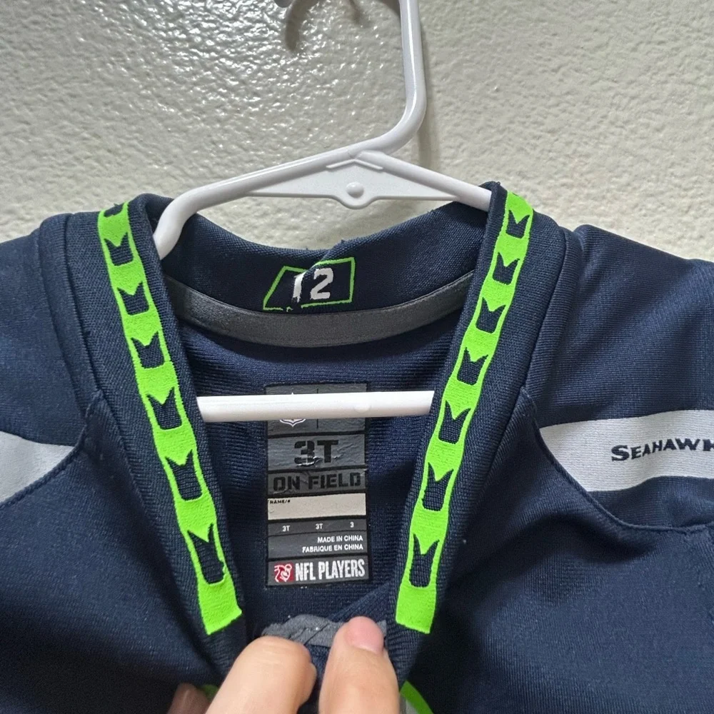Kids Seattle Seahawks Jersey - Picture 3 of 3